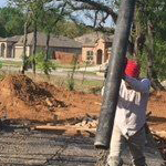 Construction Worker Working On Site